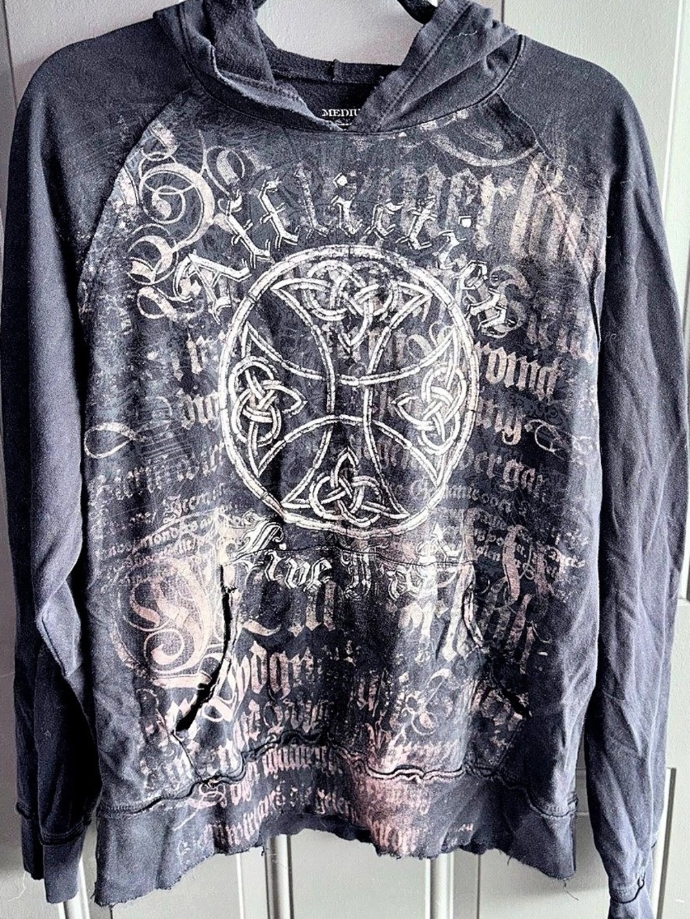 Y2K Affliction Graphic Hoodie